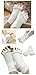 LCFLUKE Yoga Five Comfy Toes Foot Alignment Socks Toe Spacer Relaxing (White, Single)