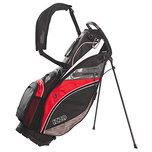 Izzo Golf Izzo UltraLite Stand Golf Bag With Exclusive Features, Black