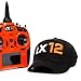 Spektrum iX12 12-Channel 2.4Ghz Telemetry DSMX RC Tx (Transmitter Only) | 250 Model Memory | Touchscreen | WiFi & Bluetooth Compatible | Orange