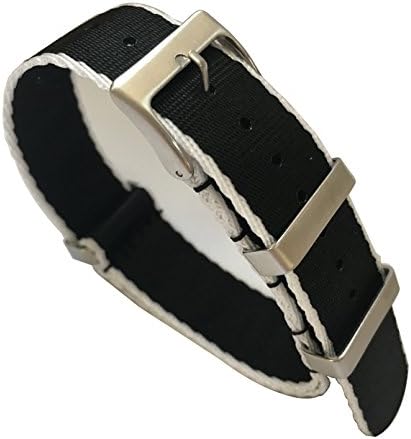 RUIXUAN Heavy Duty Military Style Replacement Seatbelt Nato Watch Band,Seat Belt Weaved Nylon Premium Quality NATO Straps