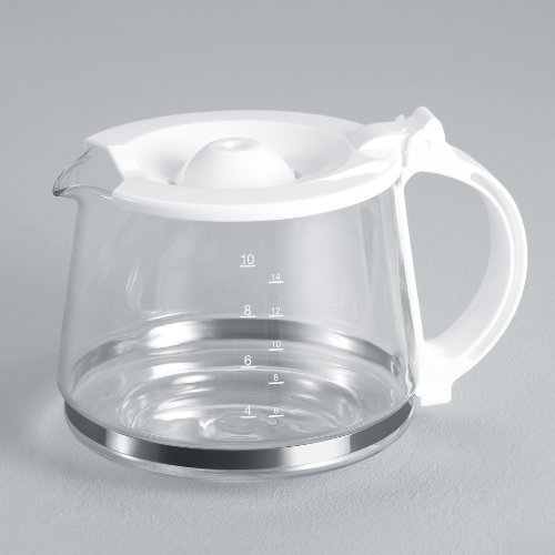 SEVERIN Kaffeemaschine, Für gemahlenen Filterkaffee, 10 Tassen, Inkl. Glaskanne, KA 4478, 1,4 L, Weiß – Bild 3