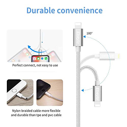 Aux Cord Compatible with iPhone X / 8/8 Plus/ 7/7 Plus/XS Max/XR,3.5mm Male Stereo Audio Cable Car Aux Cable Supports iOS 11 or Later for Car/Home Stereo or Headphones