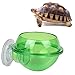 POPETPOP Reptile Water Feeder Pet Feeding Suction Cup Tortoise Water Basin Feeding Suppliesthumb 1