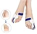 Bunion Corrector, 2pcs Adjustable Velcro Bunion Splint Protector Sleeves kit, Toe Straightener for Hallux Valgus ,Tailors Bunion, Hammer Toe Pain Relief Includes Big Toe Strap.