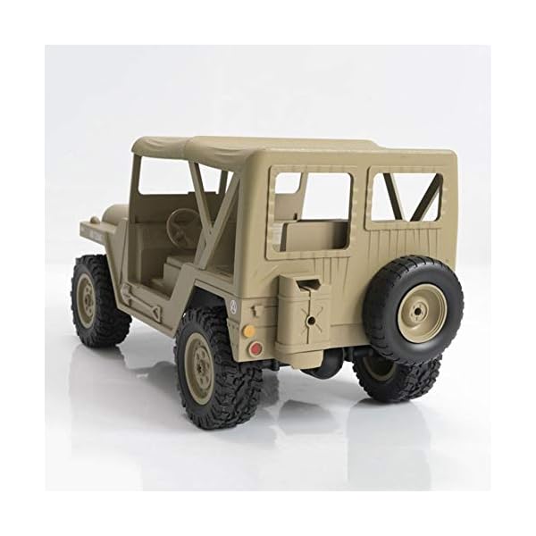wangch RC Buggy 4WD Fernbedienung LKW 1:10 Mini Military Fernbedienung Offroad Fahrzeug, 2,4g Hochgeschwindigkeits… – Bild 3