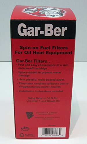 General Oil 1603 11BV-RK Gar-Ber Spin-On Fuel Oil Filter