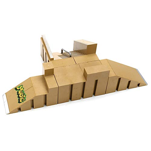 image for MOIAK Skate Park Kit Ramp Parts for Finger Skateboard, Fingerboard Dec