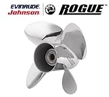 Johnson Evinrude E-Tec Rogue 4 Blade Prop Propeller 13.5