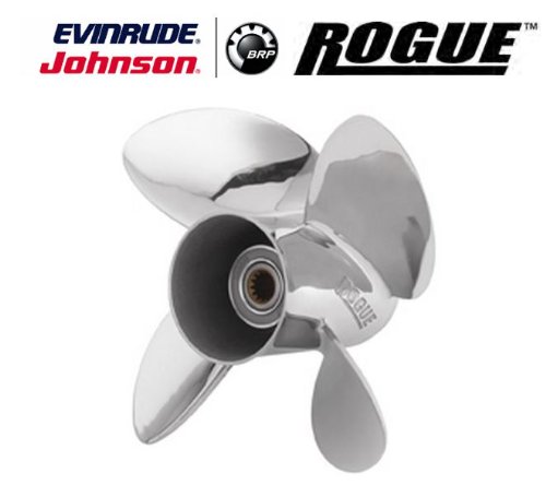Johnson Evinrude E-Tec Rogue 4 Blade Prop Propeller 13.5