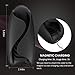 Penis Training Sex Toys Male Masturbator, Heated Treediride Liquid Silicone Adult Toys Pulse 5 Vibrations Glans Stimulator with Intelligent Waterproof Heating Function for Prolonging Sexual Endurance