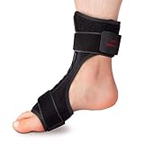 Plantar Fasciitis Night Splint and Support: Adjustable Splints for Achilles Tendon, Drop Foot and Heel Pain Relief - Ankle Brace/Stretcher Supports Arch - Wrap to Improve Tendonitis or Other Injury