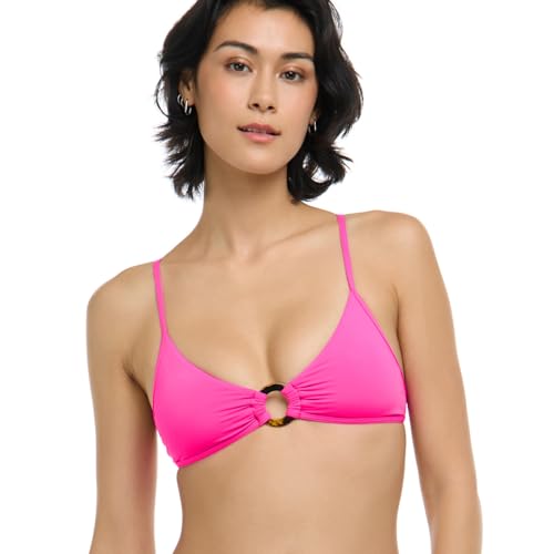 Eidon Arlet Fixed Triangle Bikini Top Swimsuit with2-way tie Back