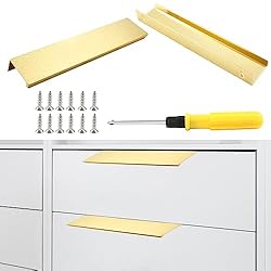 Cionyce 12 Pack Hidden Cabinet Pulls 5.9"/150mm