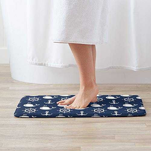 Bathroom-Rug-Nautical-Whale-Fish-Wheel-Anchor-Bath-Mat-Carpet-Absorbent-Non-Slip-for-Kitchen-Shower-Tub-195-x-315-inch 41zDXz4ZeHL