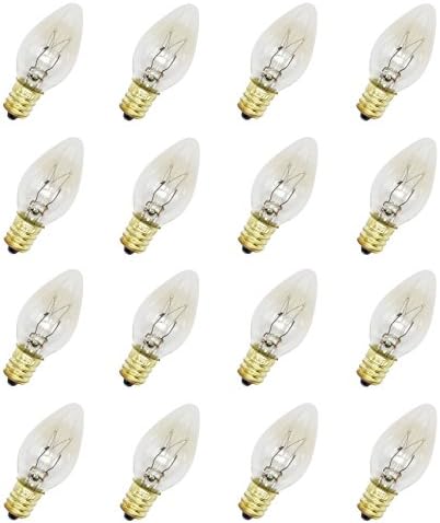 Rolay 15W Himalayan Salt Lamp Light Bulbs Incandescent Night Light Bulbs E12 Socket, 16 Pack