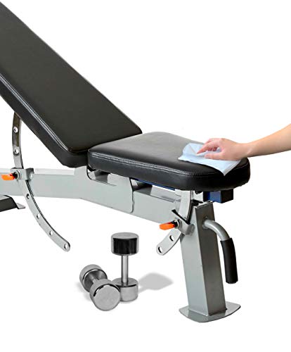 GERMISEPT WALL MOUNT DISPENSER + 2 800 CT ROLLS COMBO - Multipurpose Gym Wipes & Wellness Center Cleaning Wipes/Cart Wipes (Dispenser + 2 Rolls)