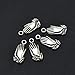 Monrocco 100 Pcs Antique Silver Religious Prayer Charms Praying Hands Charm Pendants Bulk for Bracelets Jewelry Making