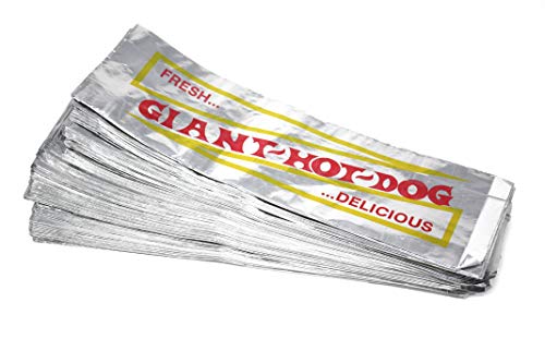 A. Z. Flagship Foot Long Foil Hot Dog Bags 3
