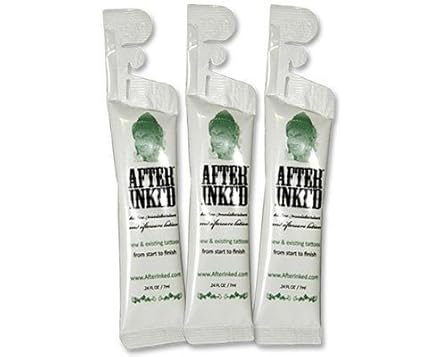 Tattoo Machine India Gizmo After Inked Tattoo Aftercare Skin Moisturizer Lotion, 0.24 fl oz. Each -Pack of 3