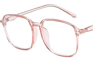 Blue Glasses Men Women Computer Eyeglasses, Fashion Clear Lens Outdoor Eyewear For Decor Match ClothespinkFashion Design