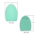 Brush Cleaning Pad, LORMAY Makeup Brush Cleaning Mat Set of 3 Portable Makeup Brush Scrubbers, Makeup Brush Cleaner Pad Kit (Mint Green)