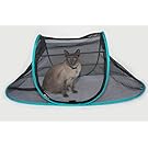 Nala and Company The Cat House Outdoor Pet Enclosure for Indoor Cats - Portable, View, Pop Up Playhouse Tent for Deck, Patio, Porch, Yard, Balcony & RV Travel - Includes Storage Pouch