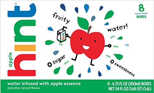 HINT WATER, WATER INFUSED APPLE, 6.75 FL OZ, 8 PACK