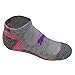 Puma Socks All Sport Cushioned Low Cut - 6 Pack Shoe Size 4 - 9.5 (White/Grey/Pink)