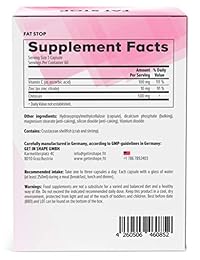 Fat Stop – Weight Loss Pills That Bind Fats from Food and Reduce Calorie Intake (Fat Blocker with...