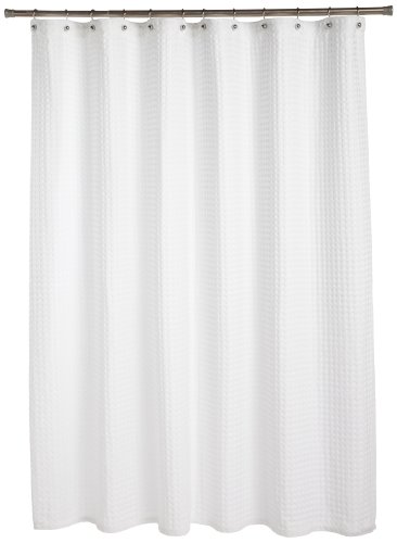 50 Off Peacock Alley Waffle Shower Curtain White Iccasap Com