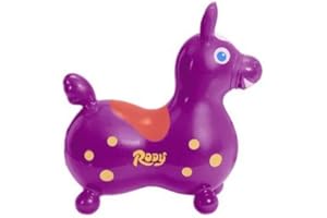 Gymnic Rody Ride on Bounce Horse with Pump (Purple)
