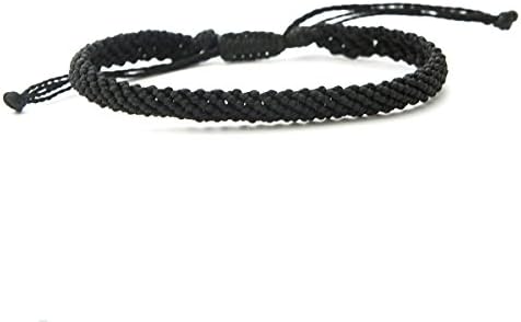 Wakami Handmade Braided Bracelet | Boho Jewelry for Women & Men | Adjustable 7-11.5in, Waterproof | Wax Coated String, Fair Trade Jewelry | Love Or Friendship Gifts.