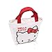 Finex - Set of 2 - Hello Kitty Canvas Zippered Tote with Top Carry Handles - Lunch Box Bag Gym Tote (Random Color)