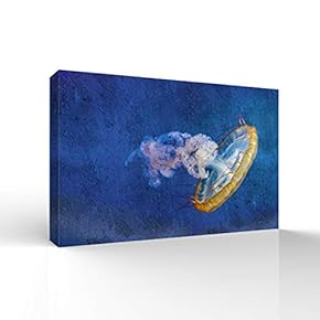 for Living Room Bedroom Home Artwork Paintings Jellyfish