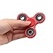 Cppslee Hands Fidget Spinner Toy Stress Reducer- Perfect For ADD, ADHD, Anxiety, and Autism Adult Children (red + black)