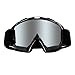 4-FQ Motorcycle Goggles Dirt Bike Goggles Anti UV Safety Goggles Anti Scratch Motocross Goggles Dustproof Motorcycle Glasses Motorbike Goggles for Cycling Riding Climbing Skiing-Sliver Lens primary