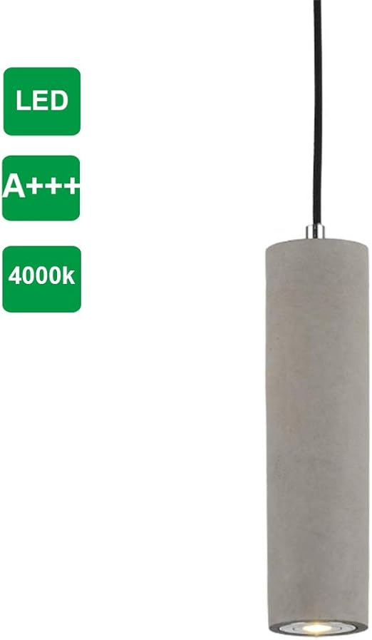 Industrielle LED-Pendelleuchte Zement Lampe Leuchte, LED-Hängeleuchte