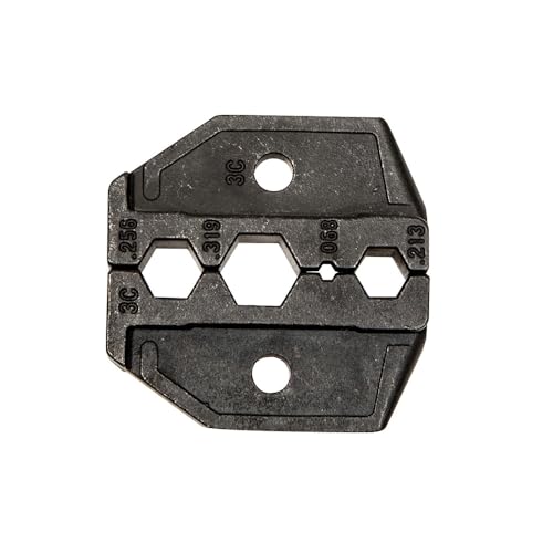 Klein Tools VDV211-037 RG58, RG59, RG6, RG62 Coaxial Cable Die Set for VDV200-010 Ratcheting Crimping Frame with Hex Crimp Connectors