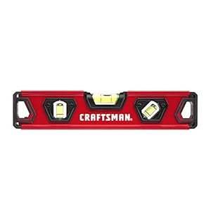 CRAFTSMAN Torpedo Level, 9 Inch, With Shock Absorbing End Caps (CMHT82390)