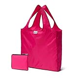 RuMe Bags bFold Folding Tote Bag with Reinforced Bottom (Raspberry)