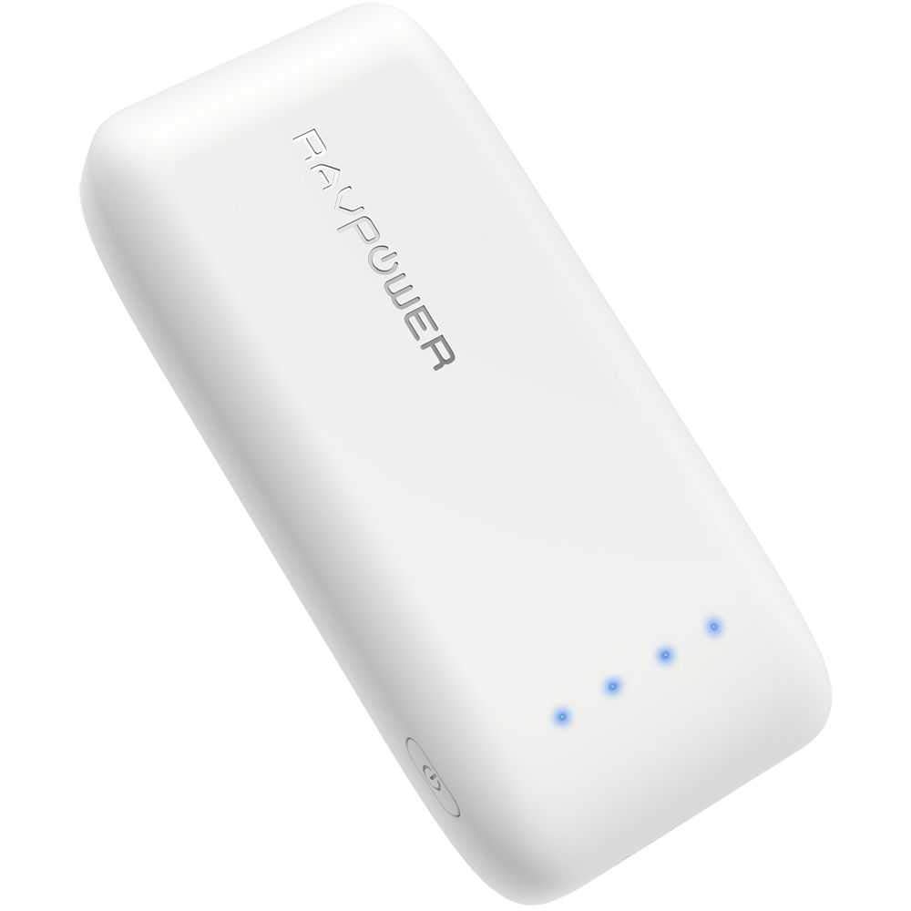 RAVPower 6700mAh Palm Sized Portable Charger (2.4A Output & 2A Input, iSmart 2.0 Technology, Ace Series) External Battery Pack for Smartphones
