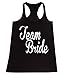P&B Bridesmaids Team Bride Women's Tank, M, Black