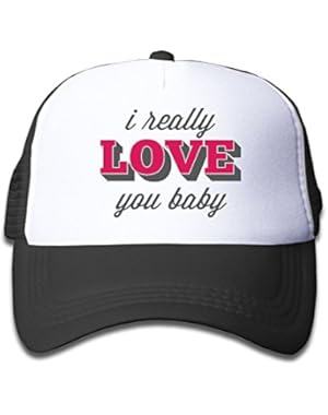 Really You Baby Baby Boys Girls Cool Adjustable Hip Pop Hat Mesh Baseball Caps