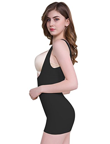 Everbellus Womens Tummy Control Shapewear Tank Top Seamless Body Shaper Black Large