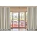 Elrene Home Fashions Connor Indoor/Outdoor Solid Grommet Panel Window Curtain, 52