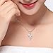YFN Sterling Silver Heart Necklace for Women Birthday Gifts for Her Mom Wife Daughter