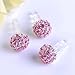 1pc 3.5mm Pink Crystal Disco Ball Anti Dust Plug Stopper for Iphone Ipad Cell Phone