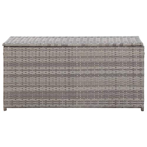 vidaXL Gartenbox Auflagenbox Kissenbox Kiste Gartentruhe Truhe Box Aufbewahrungsbox Auflagenkiste Garten Poly Rattan… – Bild 4