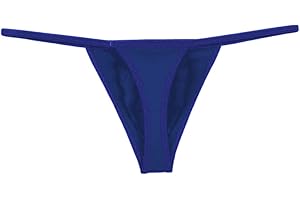 RWNHAA Men's Lingerie Underwear Breath Holes Micro Thong Sexy Mini Bikini Underwear Elastic T-Back Tanga G-String Thongs