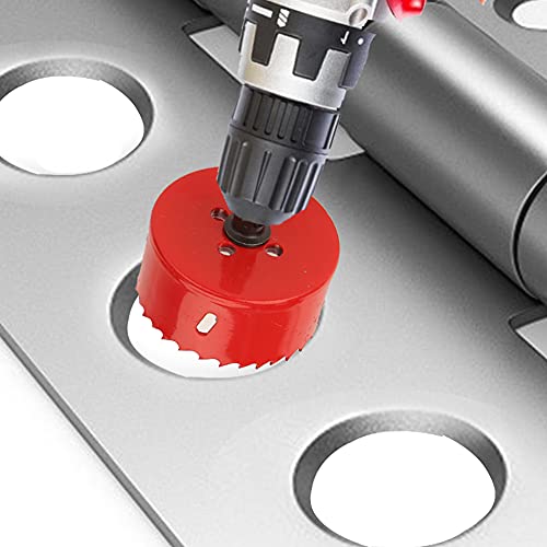 JOHOUSE M42 Bi-Metal Hole Saw, Bi-Metal Hole Cutter for Mental Sheet, Plastic, Wood with Open Saw, 70mm&75mm